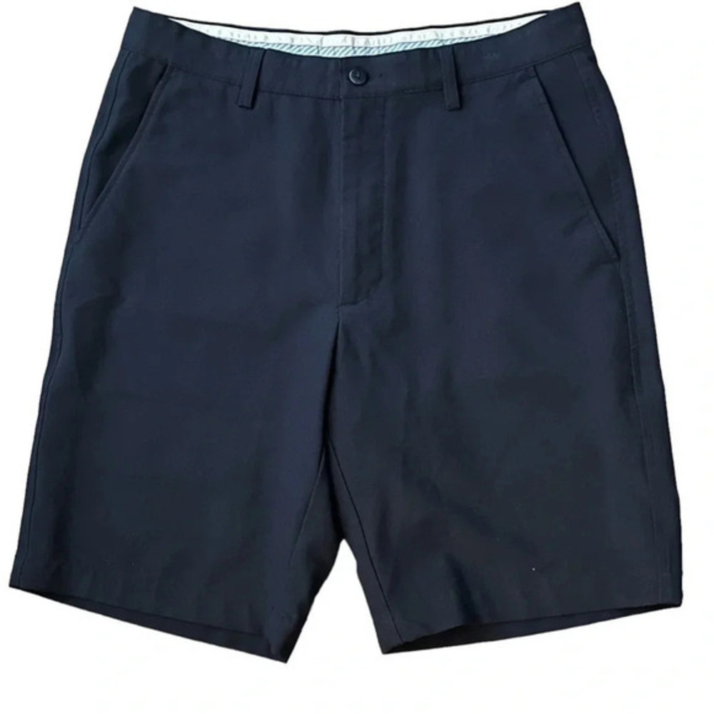 FootJoy Golf Shorts Men's 32W Navy Blue Flat Front‎ Comfort Vacation